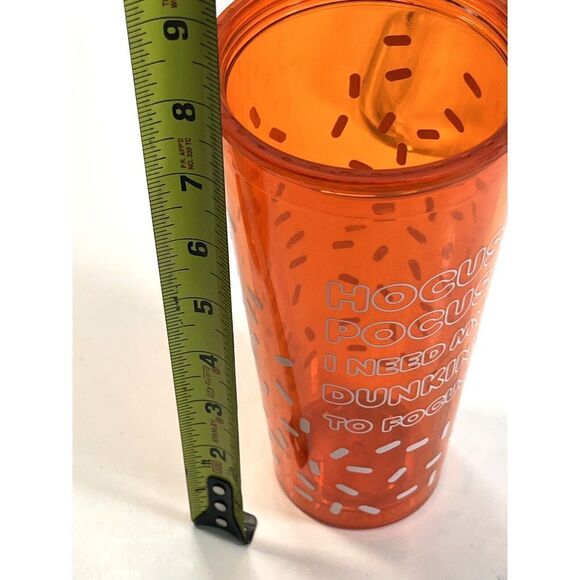 Dunkin Donuts Halloween Travel Mug Cup Hocus Pocus Tumbler 24oz Glow In Dark - Picture 6 of 13